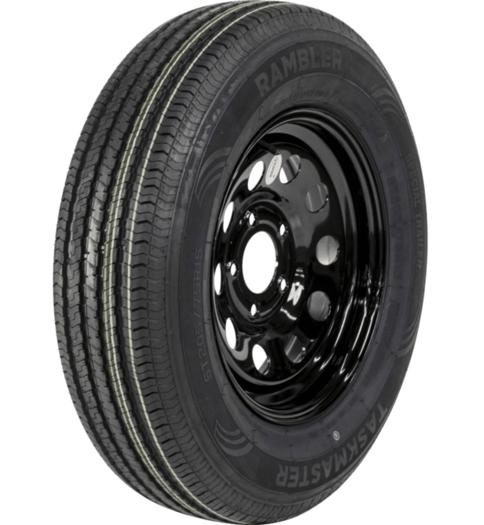 Rambler Spare Tire – 15″ 5 Lug – BLACK